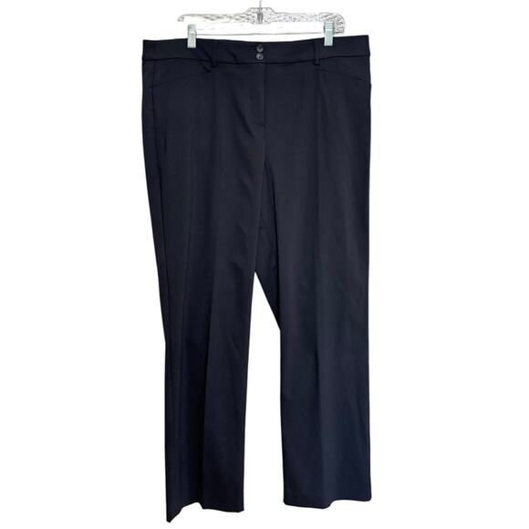 NWT Lane Bryant The Madison Straight Leg Stretch Pants in Black - Size 18 - Picture 4 of 10